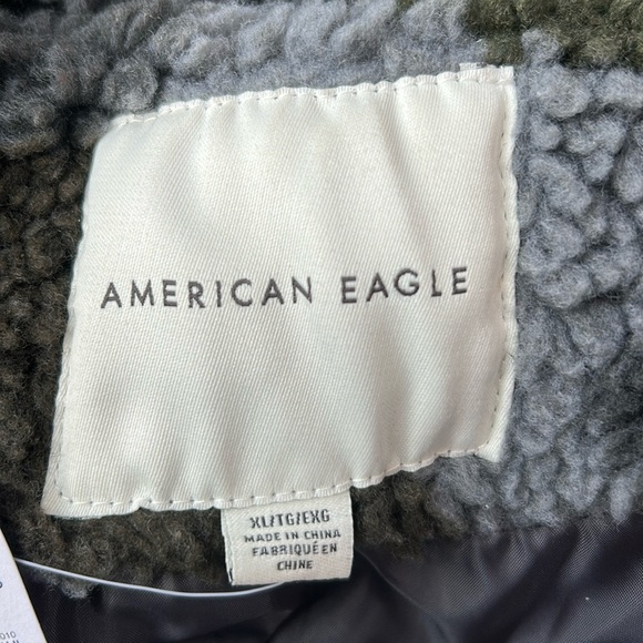 American Eagle Outfitters Camo Sherpa coat xl - Picture 9 of 11
